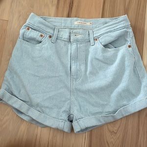 Levi’s A-line mom short denim